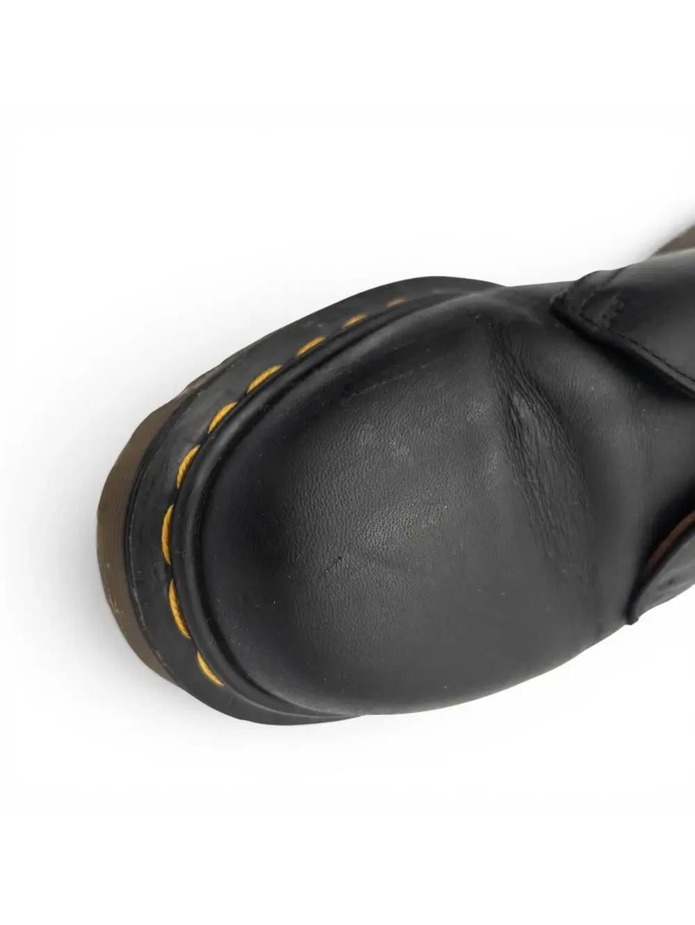 Vintage Dr. Martens Black Leather Lace-Up Shoes
